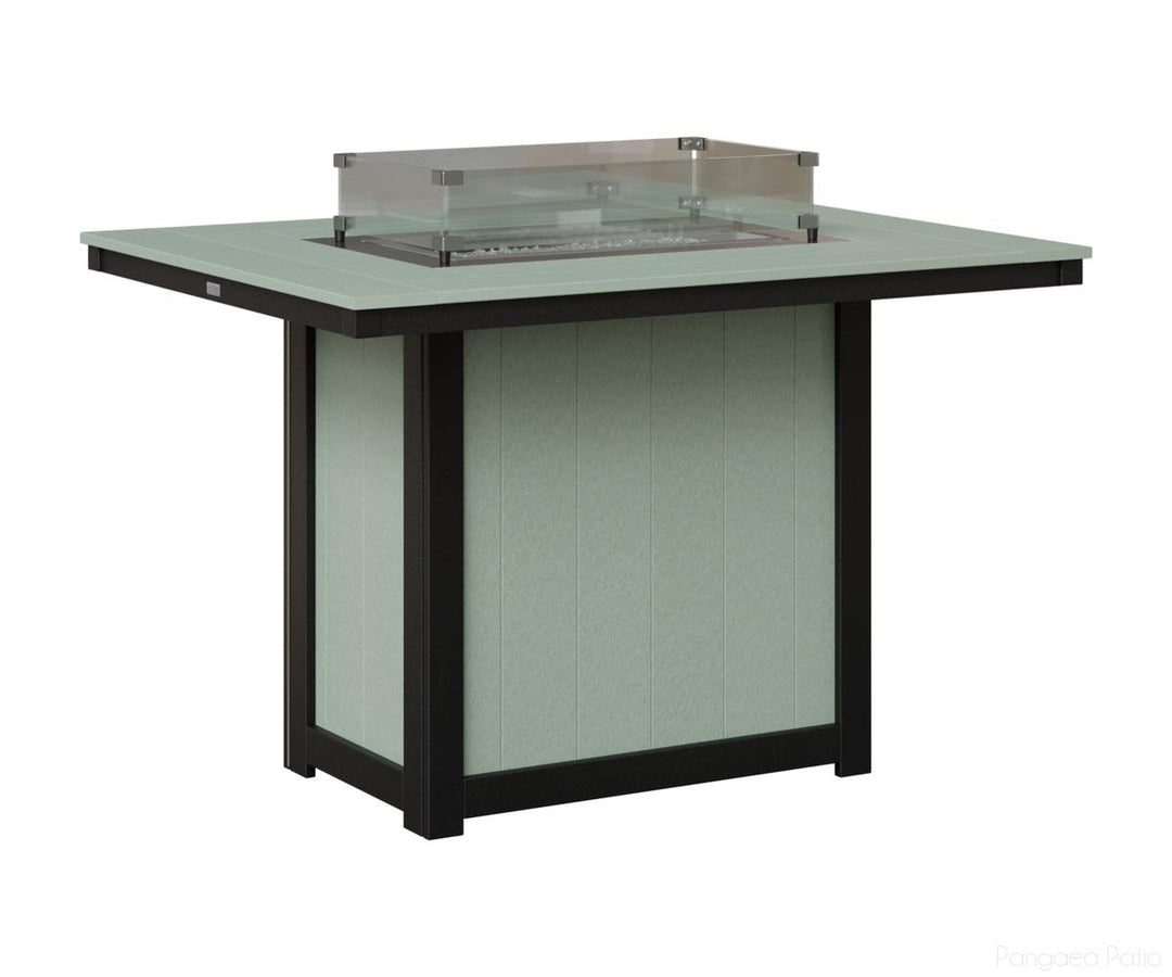 Donoma 42" x 54" Rectangular Fire Table - Counter Height
