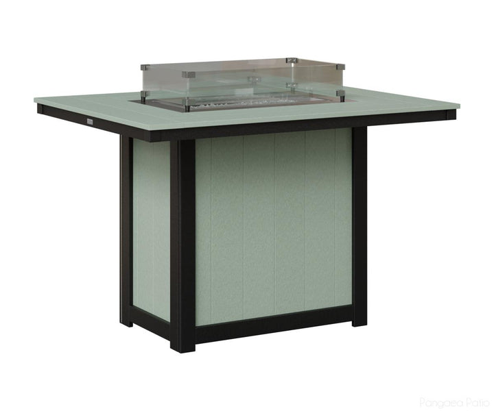 Donoma 42" x 54" Rectangular Fire Table - Counter Height