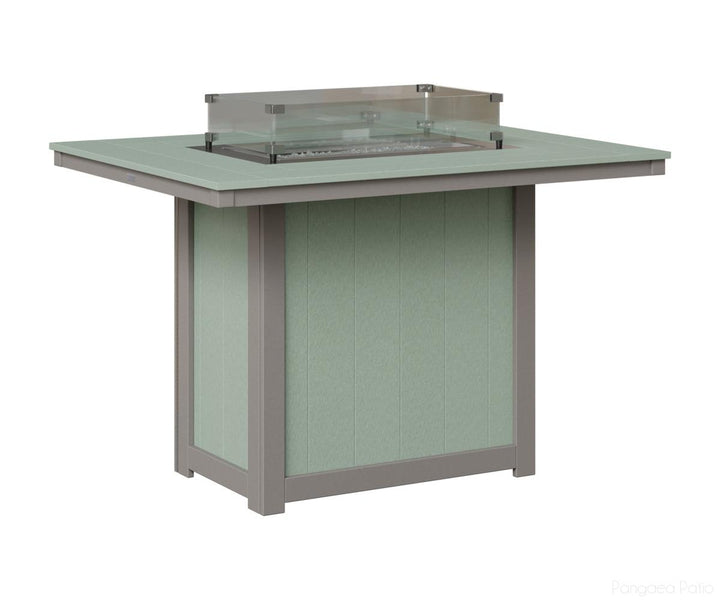 Donoma 42" x 54" Rectangular Fire Table - Counter Height