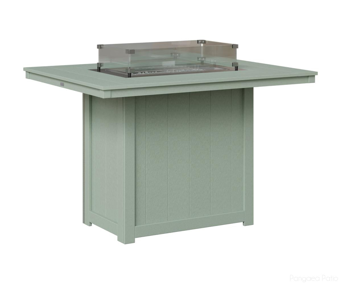 Donoma 42" x 54" Rectangular Fire Table - Counter Height