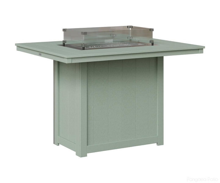 Donoma 42" x 54" Rectangular Fire Table - Counter Height