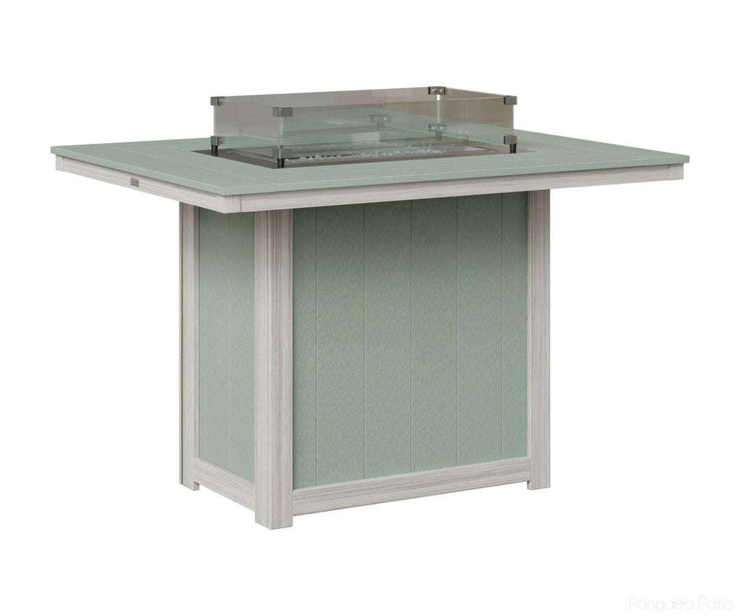 Donoma 42" x 54" Rectangular Fire Table - Counter Height
