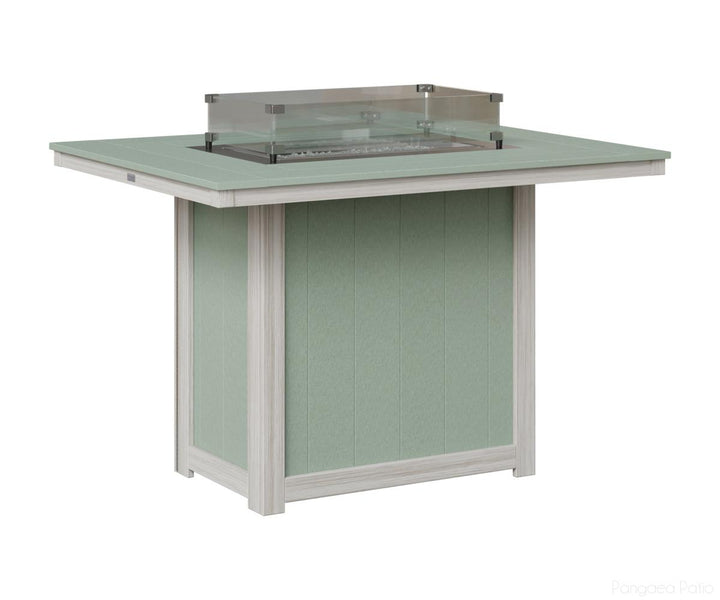 Donoma 42" x 54" Rectangular Fire Table - Counter Height
