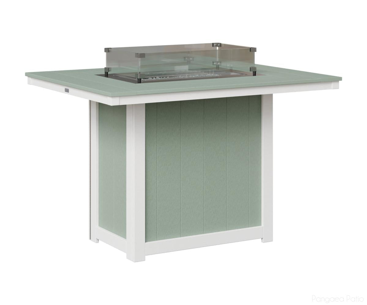 Donoma 42" x 54" Rectangular Fire Table - Counter Height