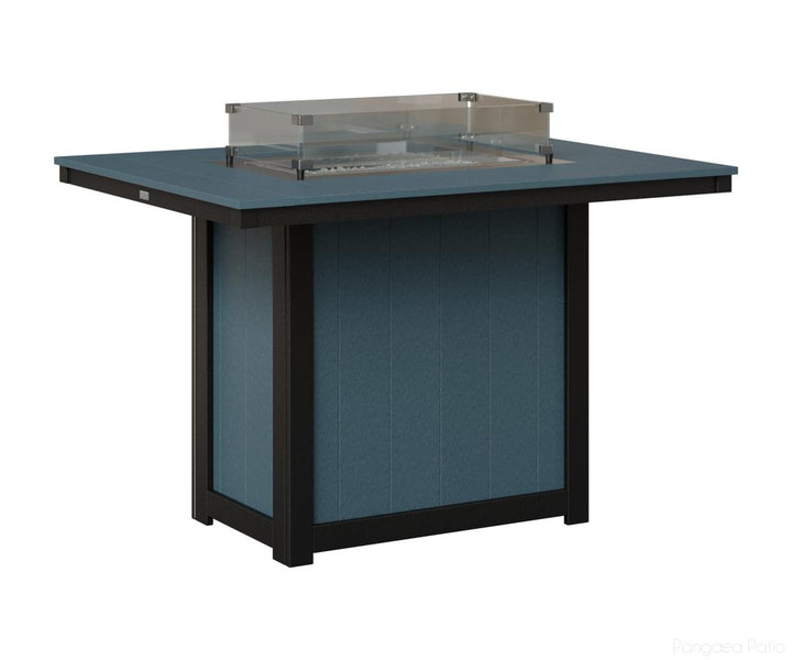 Donoma 42" x 54" Rectangular Fire Table - Counter Height