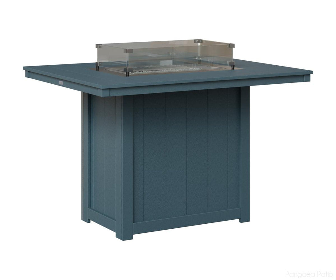 Donoma 42" x 54" Rectangular Fire Table - Counter Height