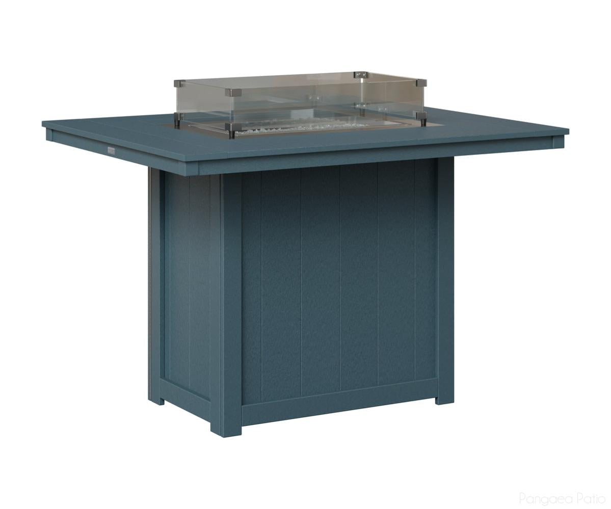 Donoma 42" x 54" Rectangular Fire Table - Counter Height