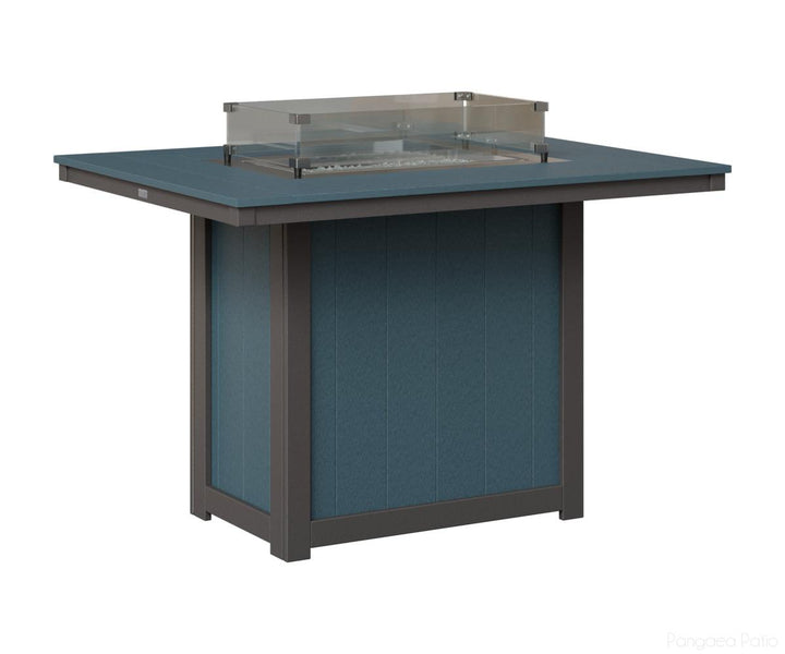 Donoma 42" x 54" Rectangular Fire Table - Counter Height