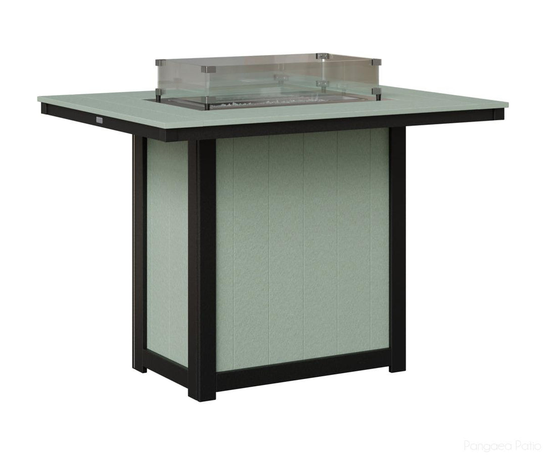 Donoma 42" x 54" Rectangular Fire Table - Bar Height