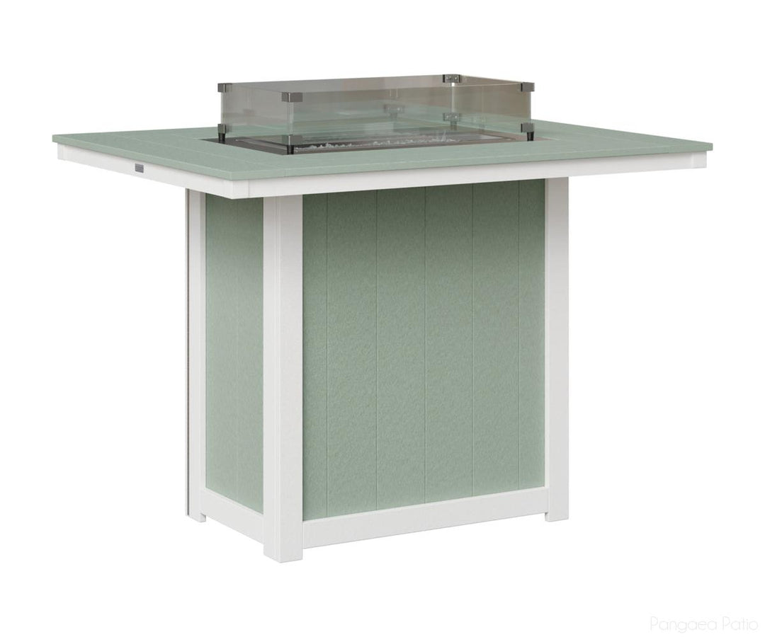 Donoma 42" x 54" Rectangular Fire Table - Bar Height