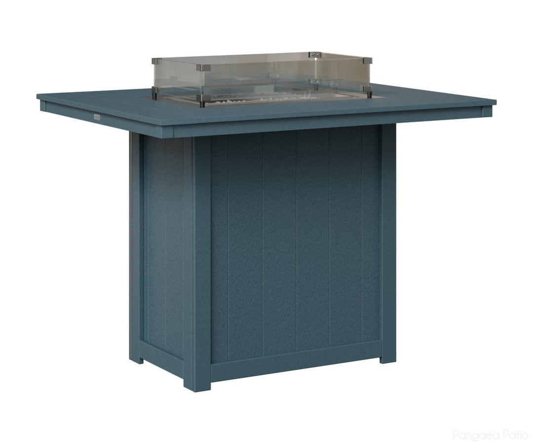 Donoma 42" x 54" Rectangular Fire Table - Bar Height