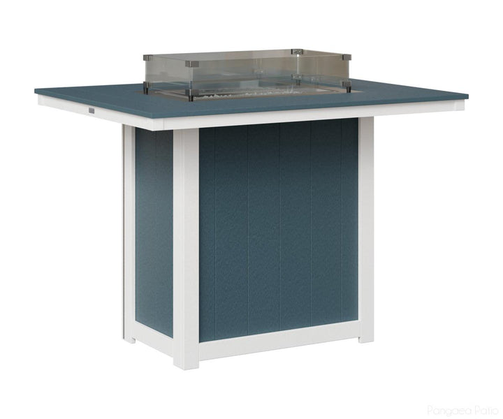 Donoma 42" x 54" Rectangular Fire Table - Bar Height