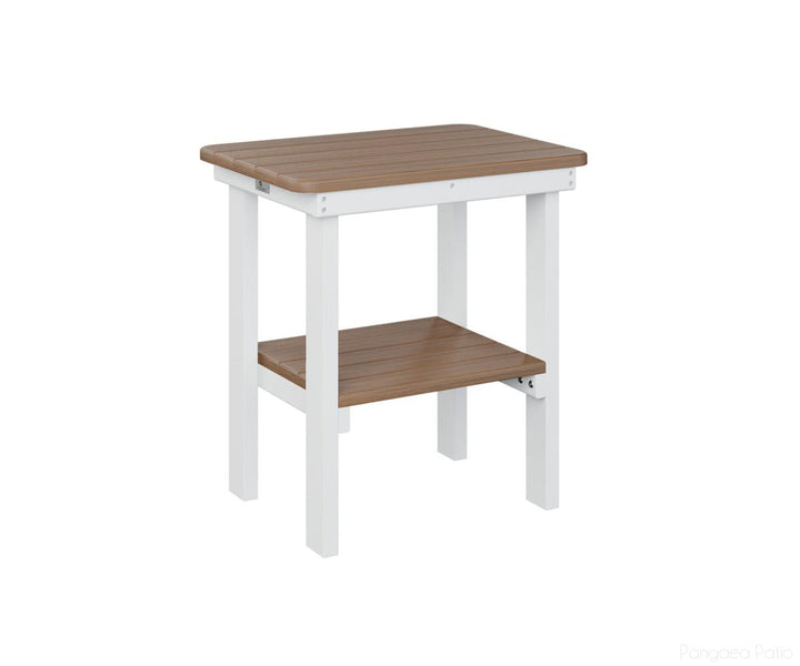 Rectangle End Table Dining Height