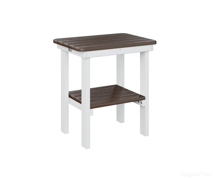 Rectangle End Table Dining Height