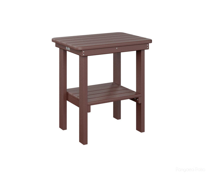 Rectangle End Table Dining Height