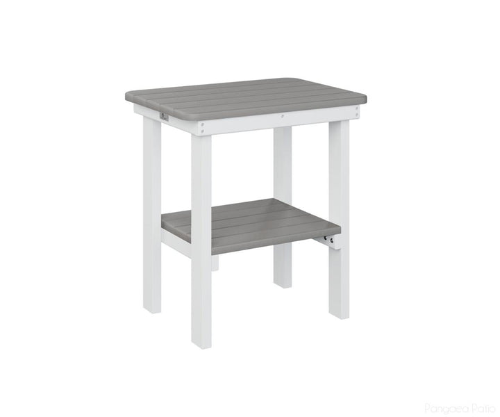 Rectangle End Table Dining Height
