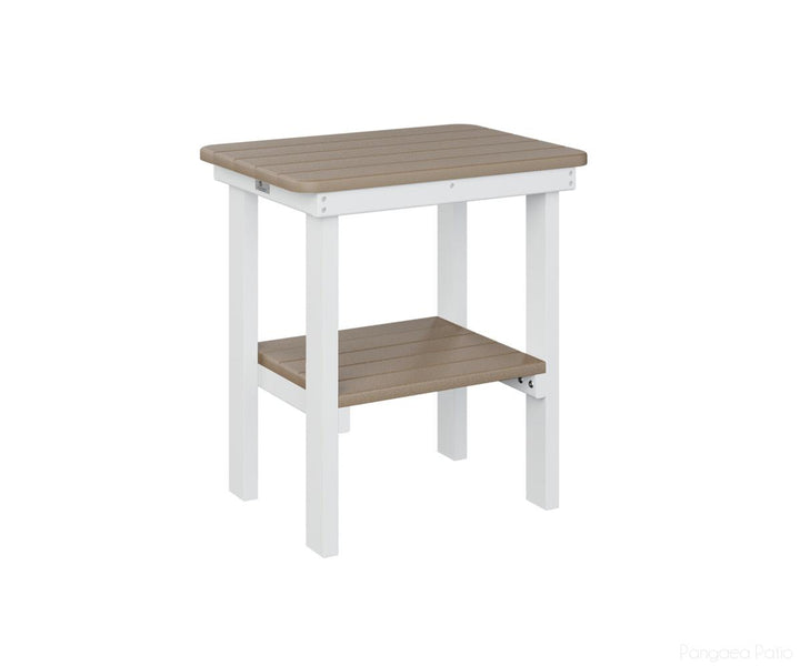 Rectangle End Table Dining Height