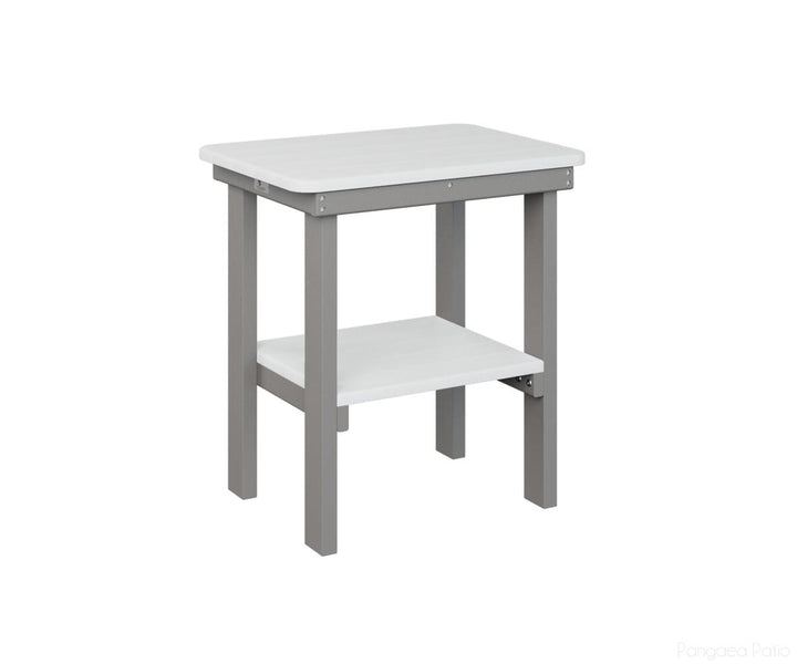 Rectangle End Table Dining Height