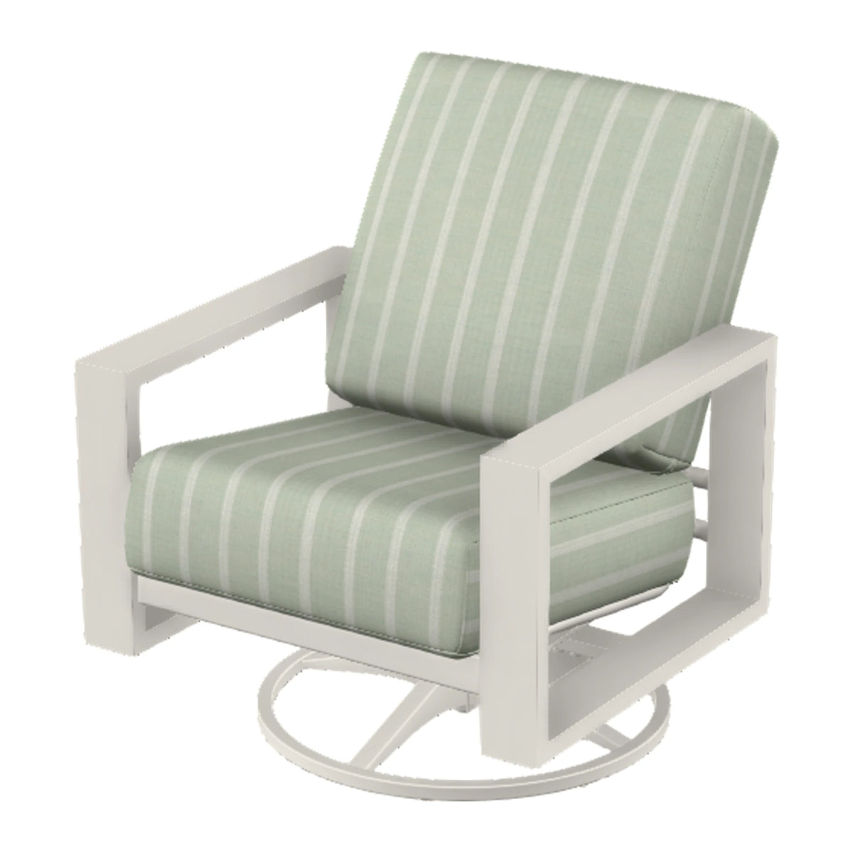 Larssen Cushion Swivel Rocker — Snow PC