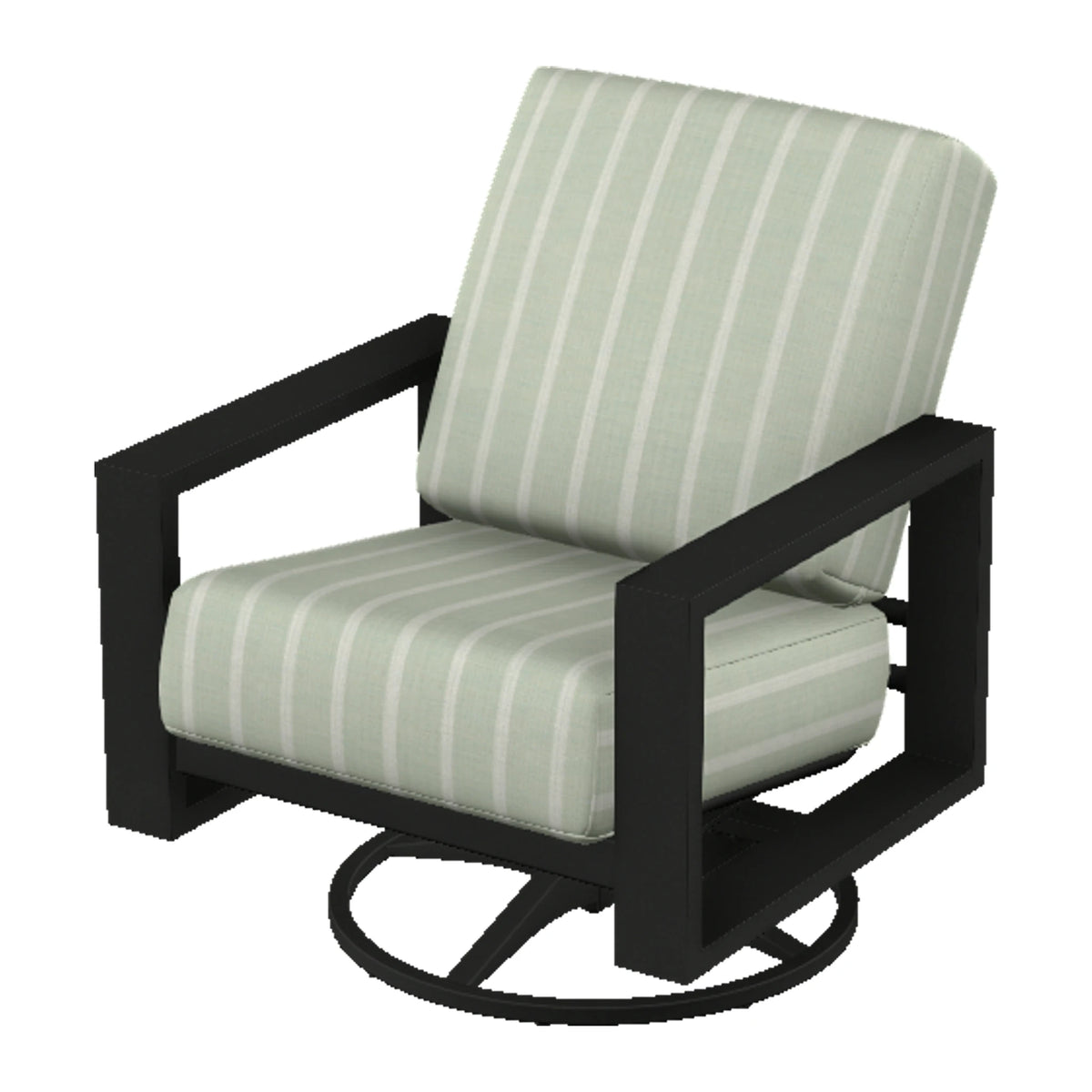 Larssen Cushion Swivel Rocker — Black PC