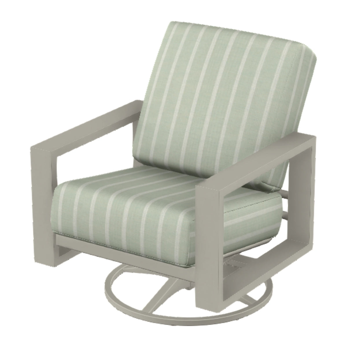 Larssen Cushion Swivel Rocker — Warm Grey PC
