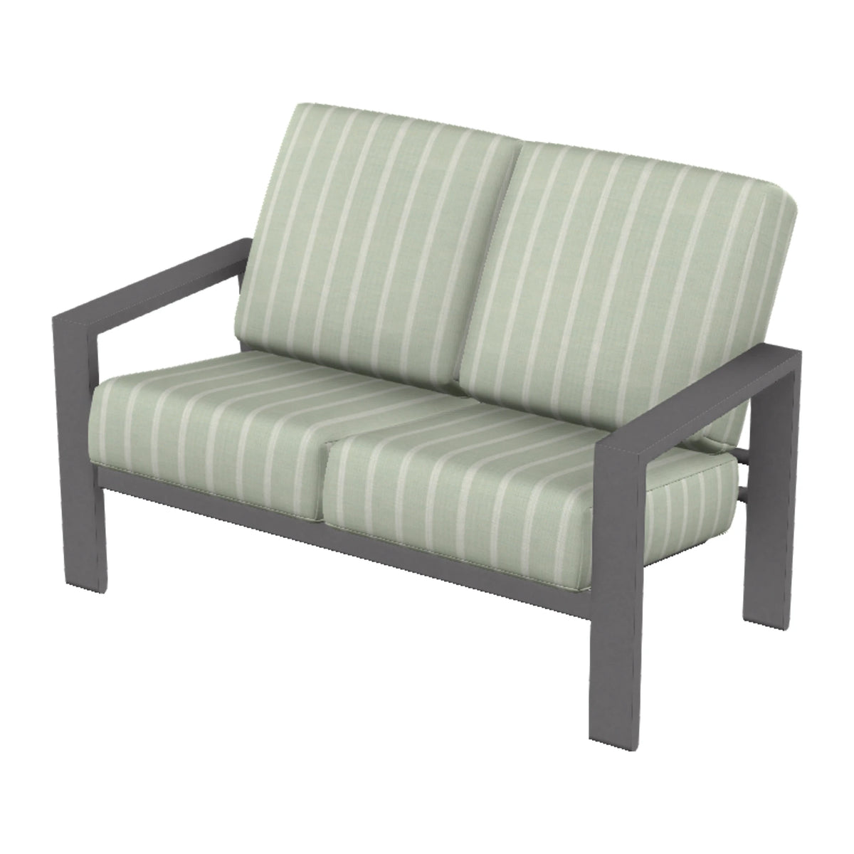 Larssen Cushion Loveseat — Graphite Txt PC