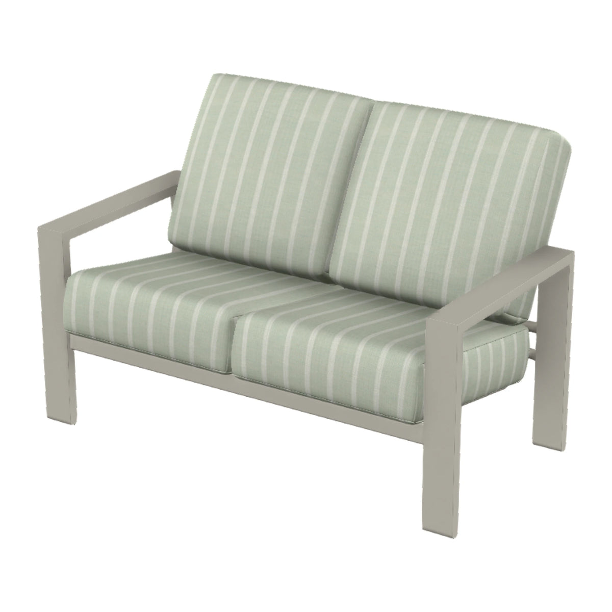 Larssen Cushion Loveseat — Warm Grey PC
