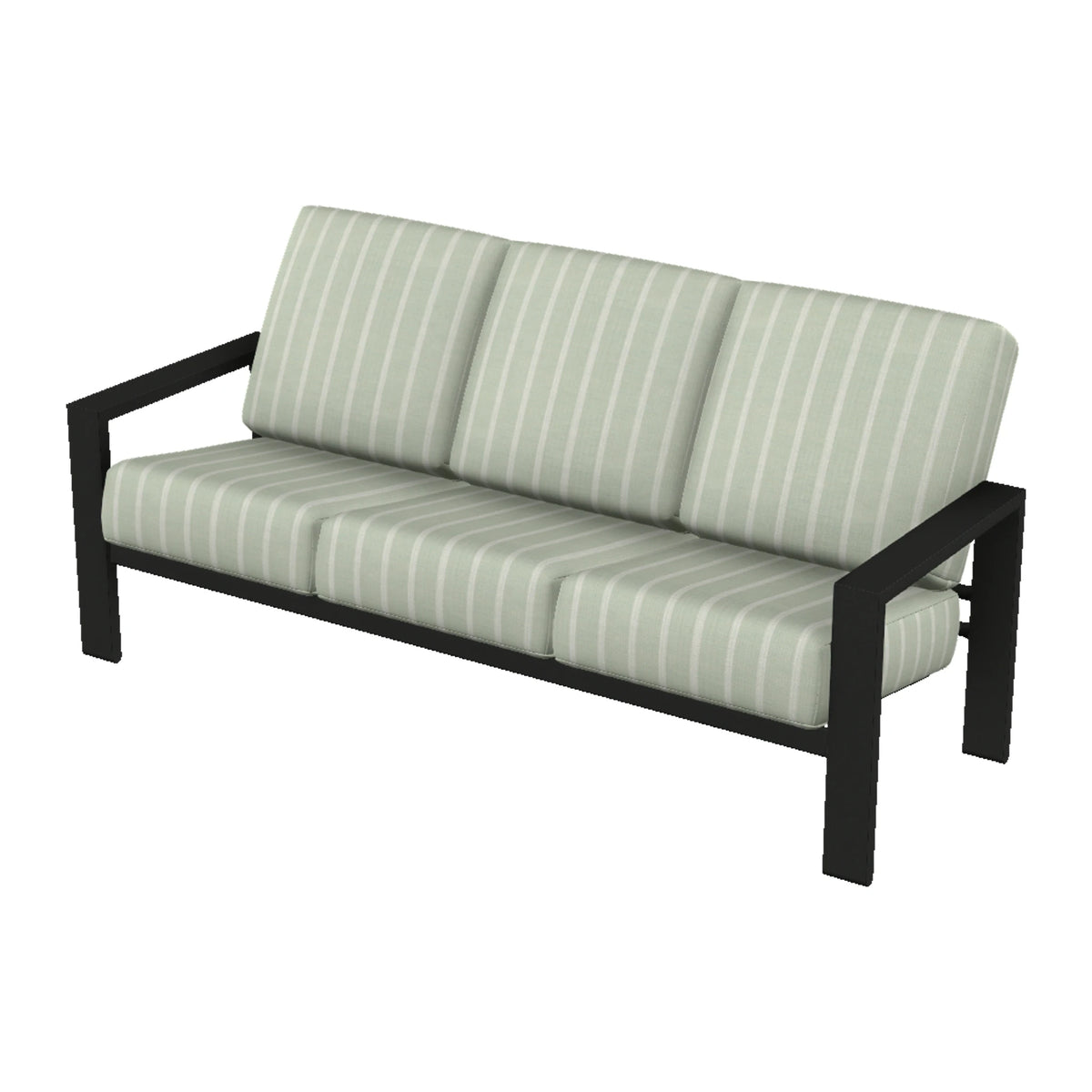 Larssen Cushion Sofa — Black PC