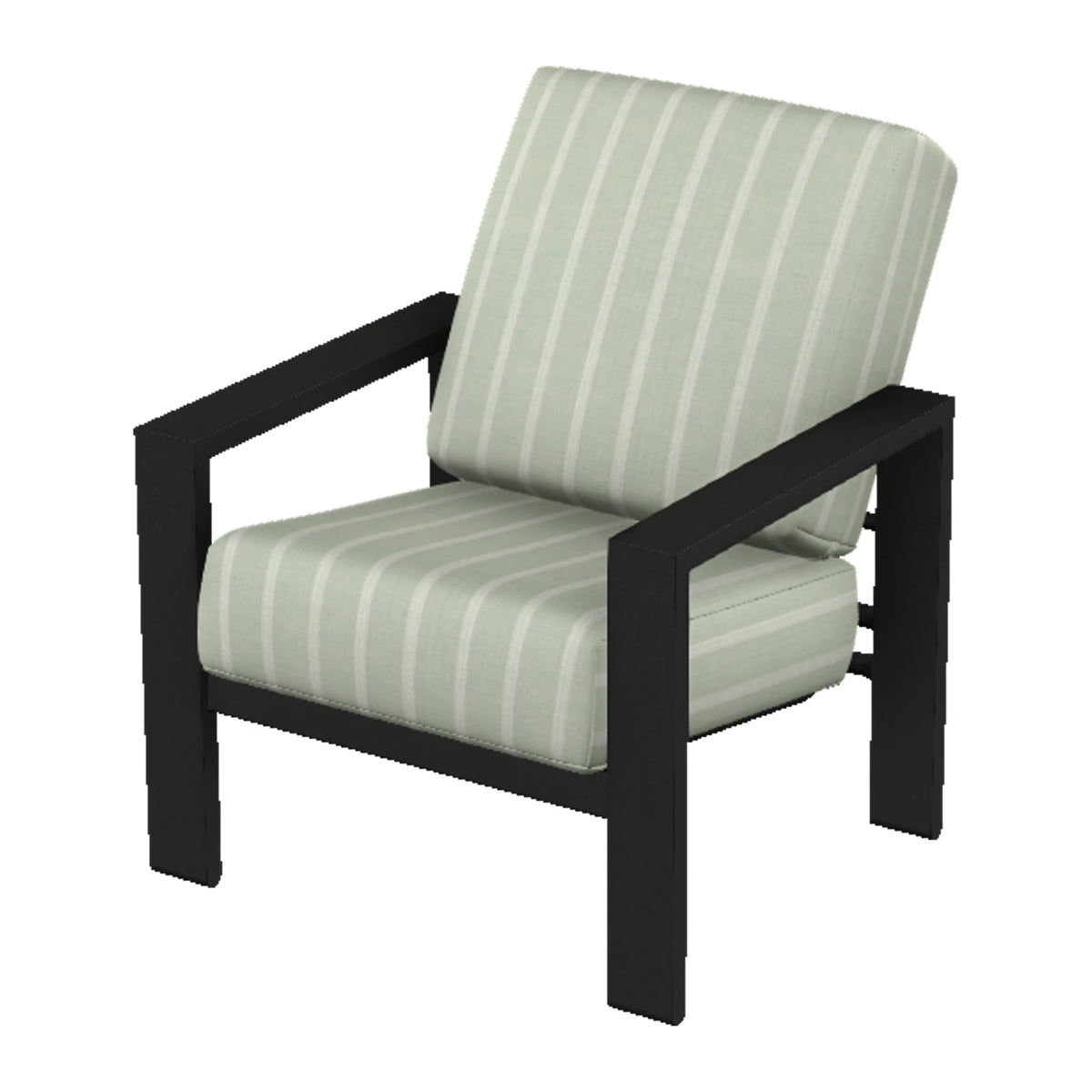 Larssen Cushion Armchair — Black PC