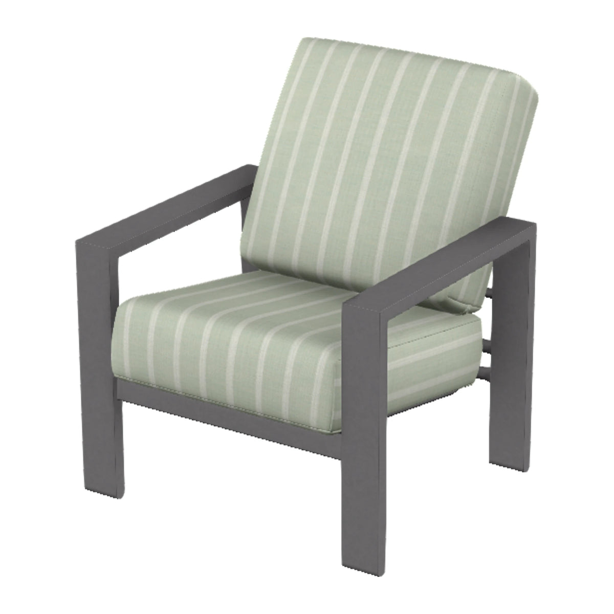 Larssen Cushion Armchair — Graphite Txt PC