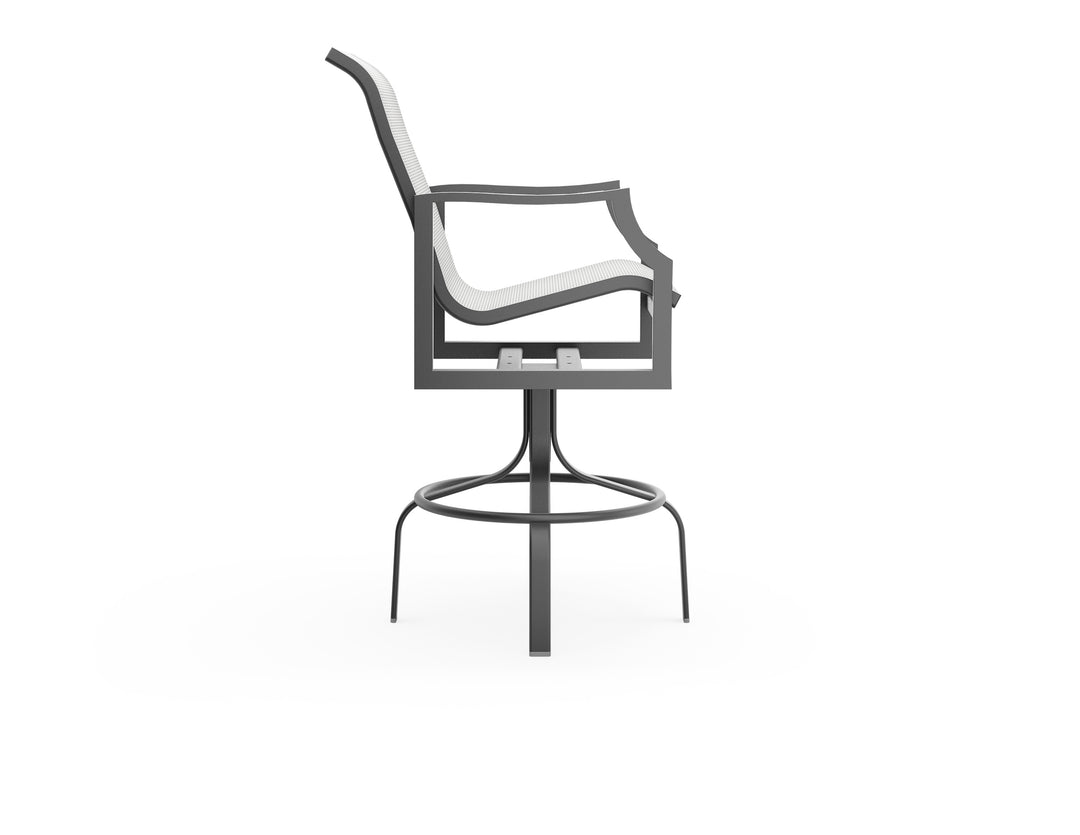 Nico Sling Low Back Swivel Bar Stool
