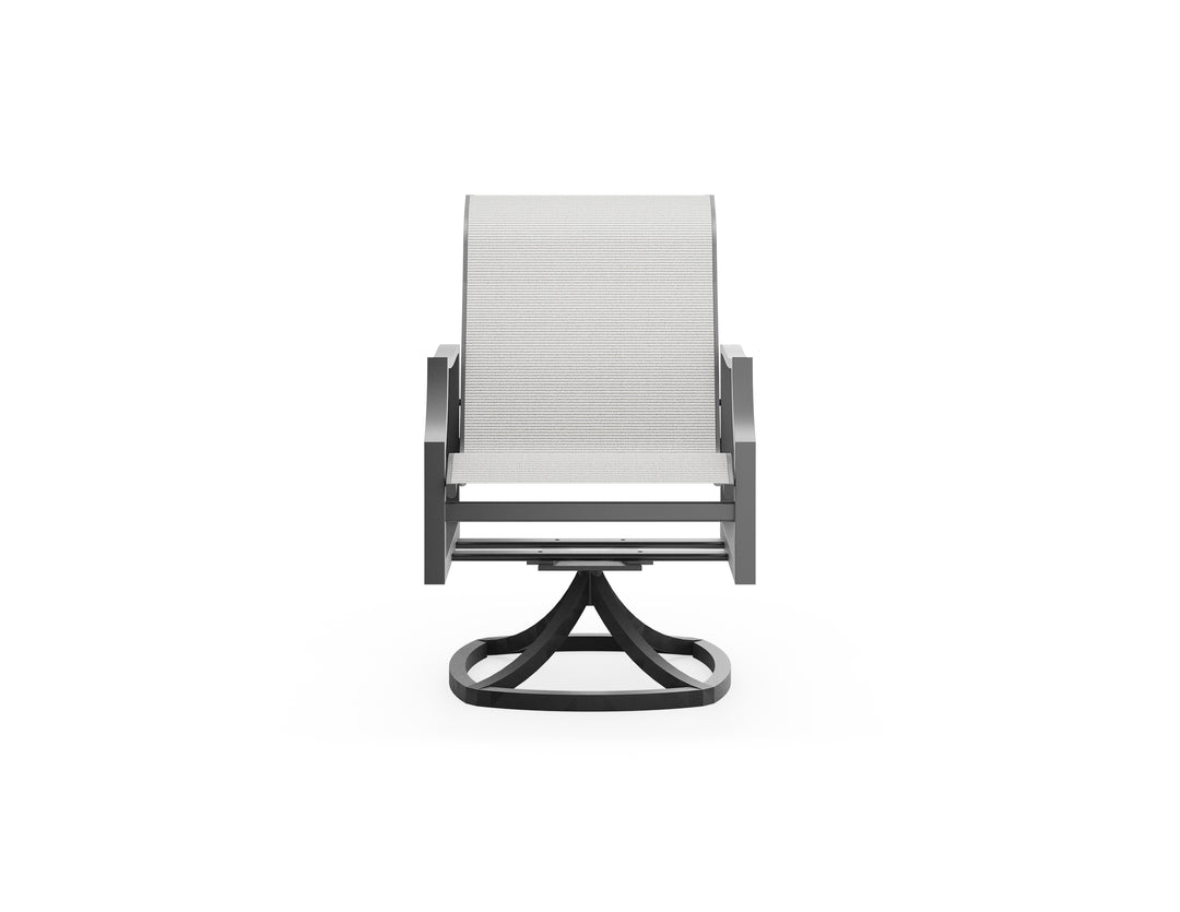 Nico Sling High Back Dining Arm Swivel Chair