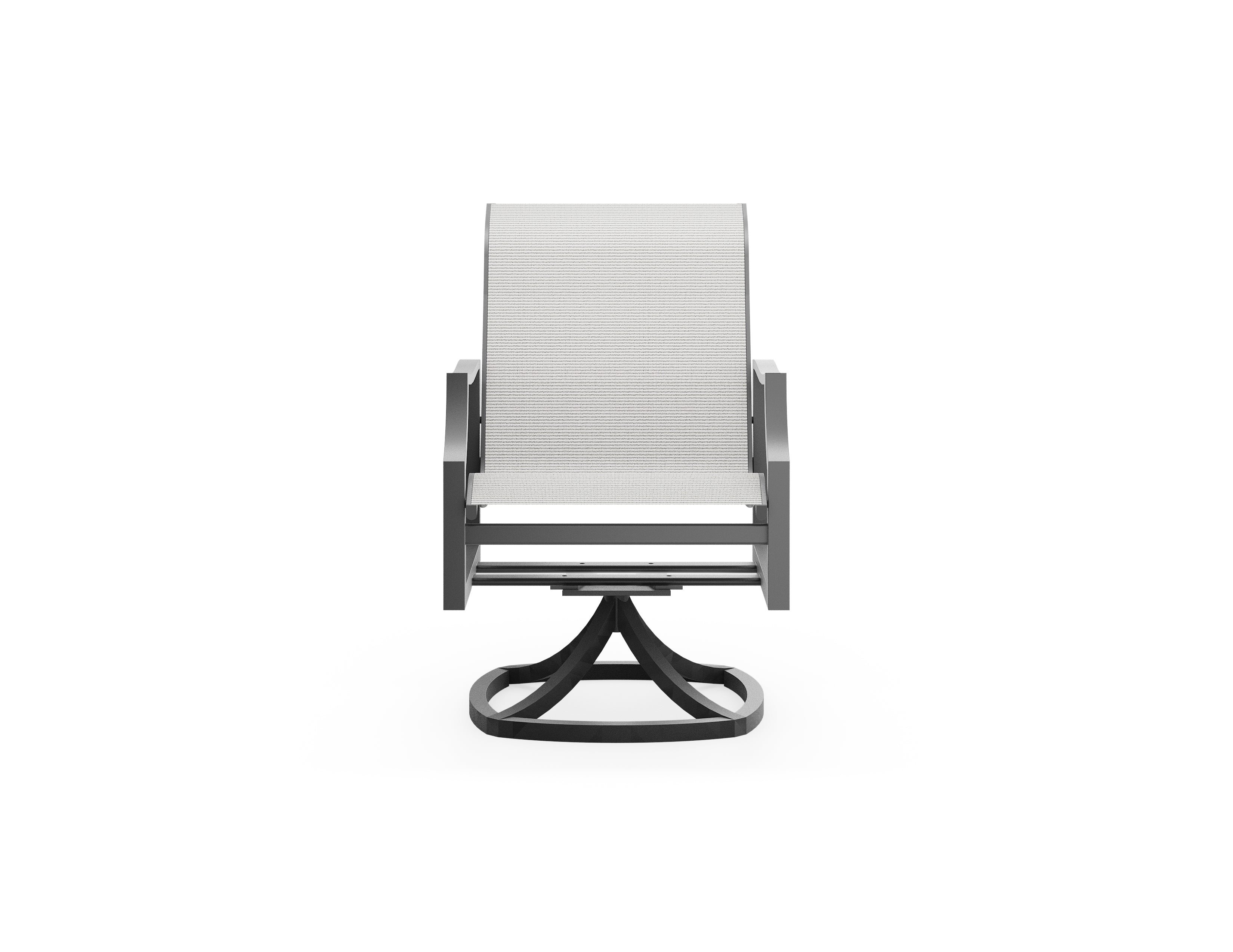 Nico Sling High Back Dining Arm Swivel Chair