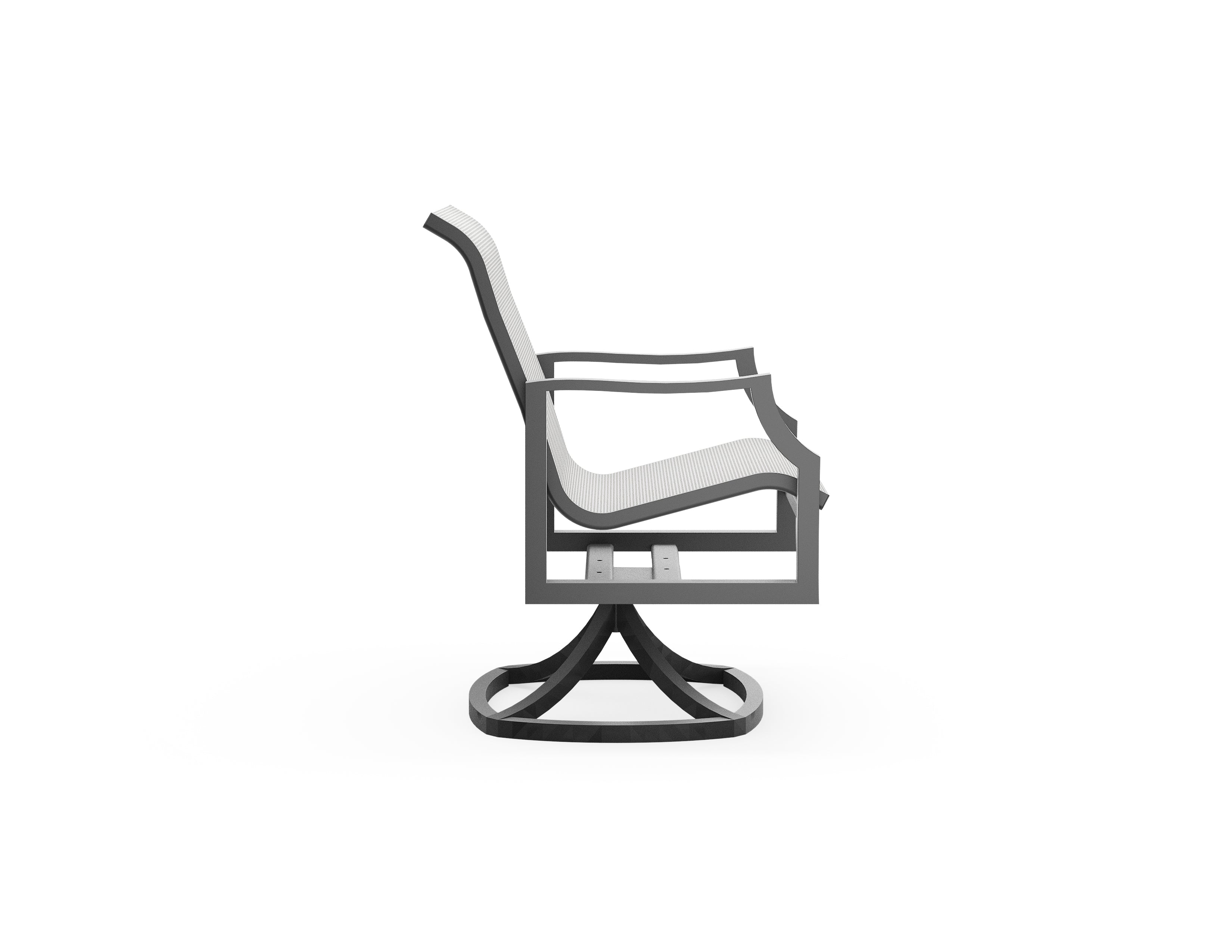 Nico Sling High Back Dining Arm Swivel Chair