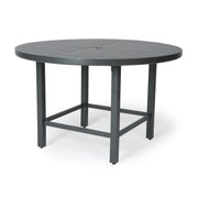 Trinidad 60" Counter Height Umbrella Table (Slat Top)