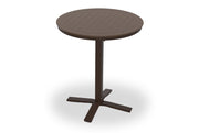 36" Round MGP Table Top w/ Pedestal Base - Bar Height