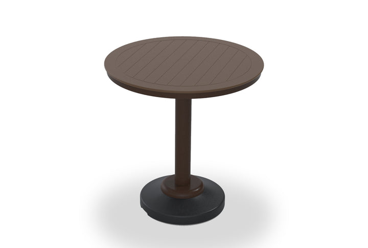 36" Round MGP Table Top w/ 80lb Pedestal Base - Balcony Height