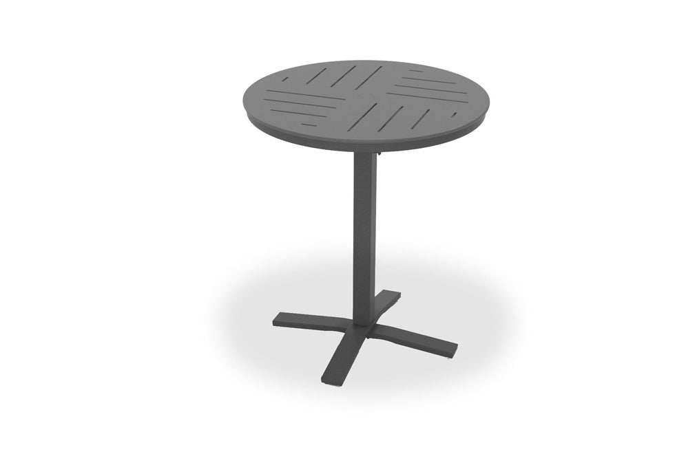 36" Round MGP Table Top w/ Pedestal Base - Bar Height