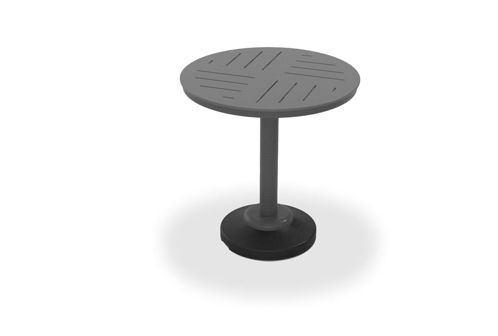 36" Round MGP Table Top w/ 80lb Pedestal Base - Balcony Height
