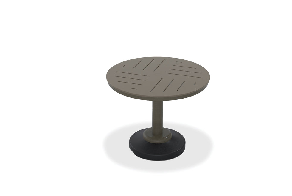 36" Round MGP Table Top w/ 80lb Pedestal Base - Dining Height