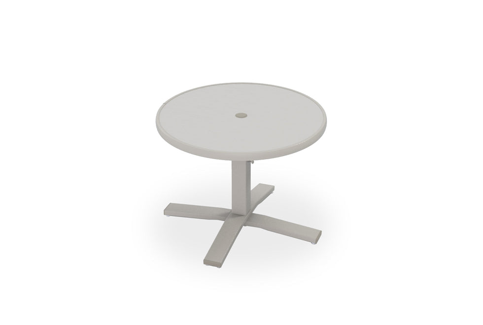 30" Round Cascade MGP Table Top w/ Pedestal Base - End Table