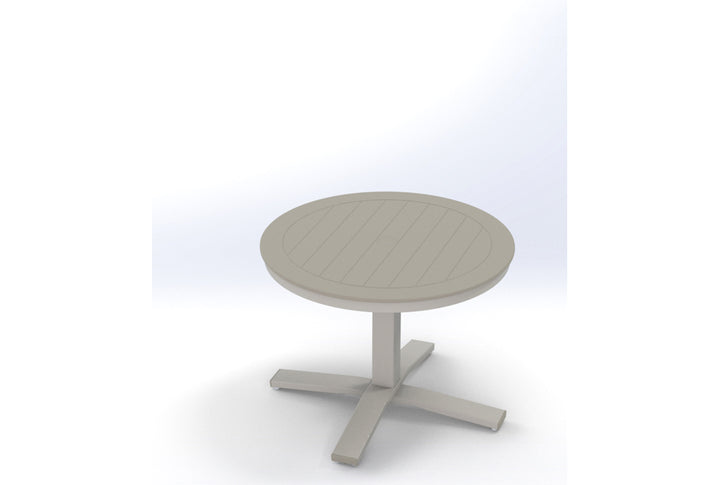 30" Round MGP Table Top w/ Pedestal Base - End Table