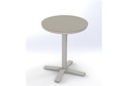 30" Round MGP Table Top w/ Pedestal Base - Balcony Height