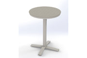 30" Round MGP Table Top w/ Pedestal Base - Bar Height