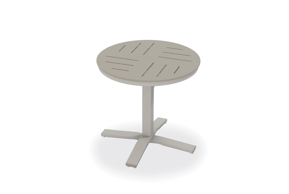 30" Round MGP Table Top w/ Pedestal Base - Dining Height