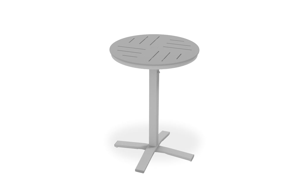 30" Round MGP Table Top w/ Pedestal Base - Balcony Height