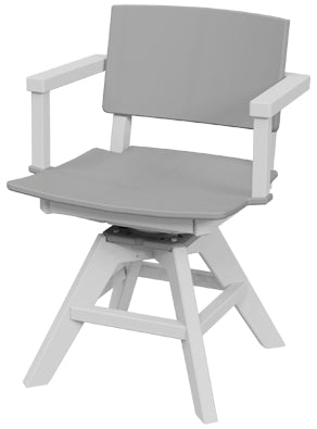 Sym Swivel Dining Arm Chair