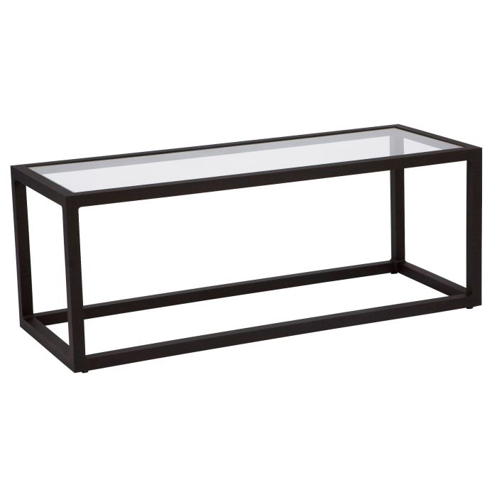 48" x 21" Salona Coffee Table with Glass Top