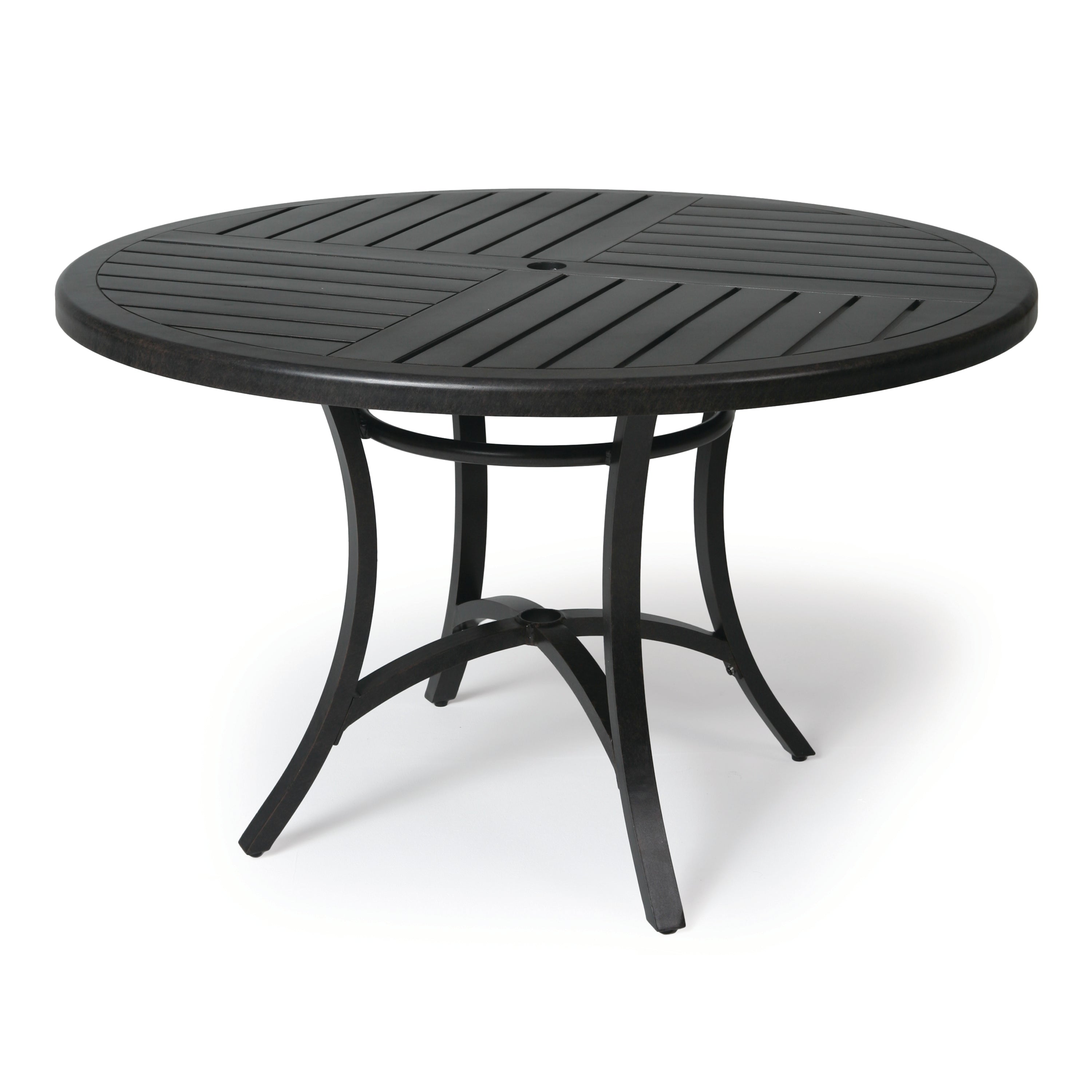 Fulton 48" Round Umbrella Dining Table