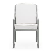 Alberti Dining Arm Chair - With Seat And Back Cushion